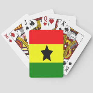 Vlag van Ghana Pokerkaarten