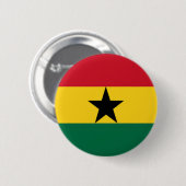 Vlag van Ghana Ronde Button 5,7 Cm (Voorkant /achterkant)