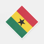 Vlag van Ghana Servet (Hoek)