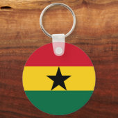 Vlag van Ghana Sleutelhanger (Achterkant)