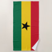 Vlag van Ghana Strandlaken (Voorkant)