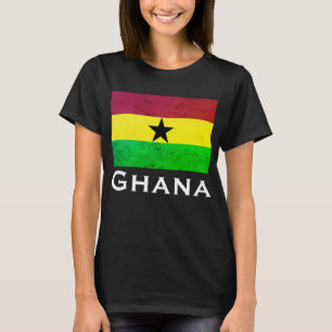 Vlag van Ghana (West-Afrika) T-shirt