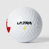 Vlag van Gibraltar Golfballen (Logo)