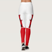 Vlag van Gibraltar Leggings (Achterkant)