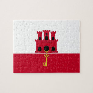 vlag van Gibraltar Legpuzzel