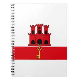 Vlag van Gibraltar Notitieboek