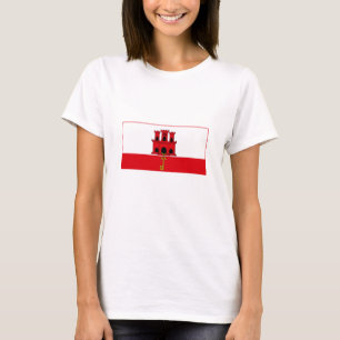 Vlag van Gibraltar T-shirt