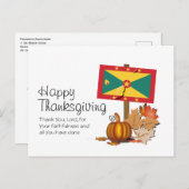 Vlag van Grenada | GRENADIAANSE DANKDAG Briefkaart (Voorkant / Achterkant)