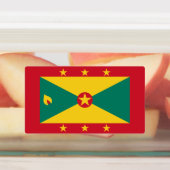 Vlag van Grenada Labels (Aangebracht)