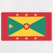 Vlag van Grenada Labels (Design 1)