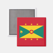 Vlag van Grenada Magneet (Voorkant / Achterkant)