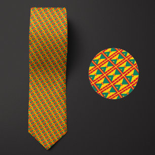 Vlag van Grenada Patroon Stropdas