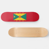 Vlag van Grenada Skateboard (Horizontaal)