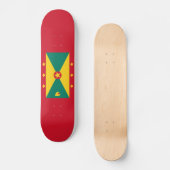 Vlag van Grenada Skateboard (Voorkant)