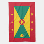 Vlag van Grenada Theedoek (Verticaal)