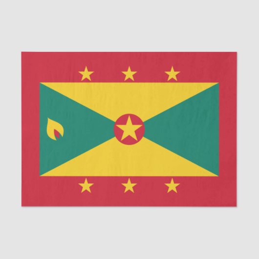 Vlag van Grenada Tissuepapier (Voorkant)