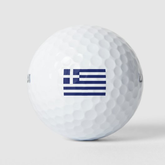 Vlag van Griekenland Golfballen (Voorkant)