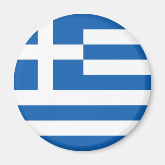 Vlag van Griekenland Magneet (Voorkant)