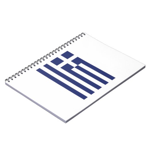 Vlag van Griekenland Notitieboek (Linkerzijde)
