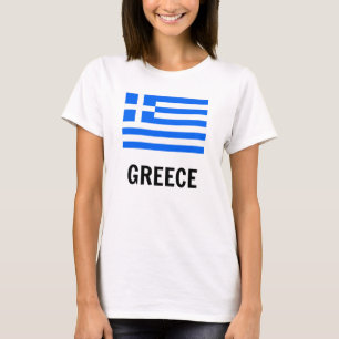 Vlag van Griekenland T-shirt