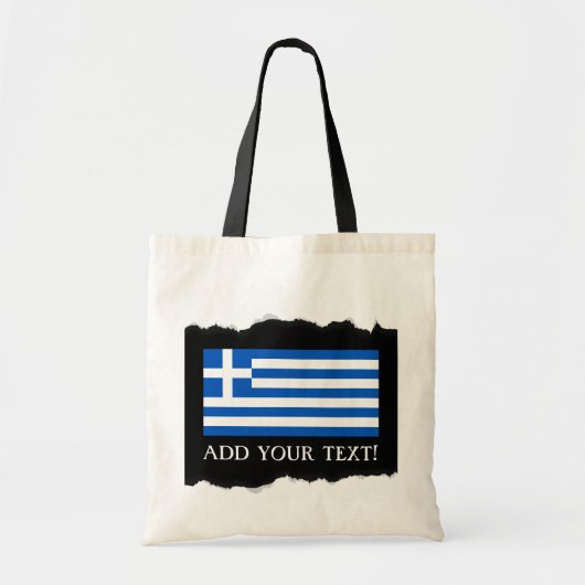 Vlag van Griekenland Tote Bag (Voorkant)