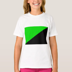 Vlag van groen anarchisme t-shirt