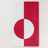 Vlag van Groenland Legpuzzel (Verticaal)