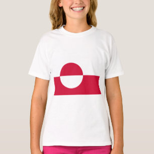 Vlag van Groenland T-shirt