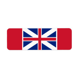 vlag van Groot-Brittannië (1707-1800) Etiket