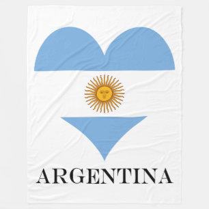 Vlag van grote Argentijnse Bandera De Argentinië Fleece Deken