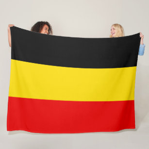 Vlag van grote Belgische vlag Fleece Deken