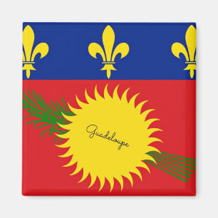 Vlag van Guadeloupe Magneet