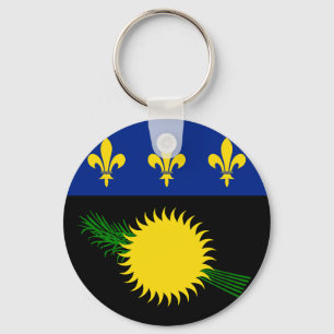Vlag van Guadeloupe Sleutelhanger