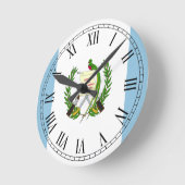 Vlag van Guatamala Ronde Klok (Hoek)