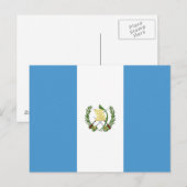 Vlag van Guatemala Briefkaart (Voorkant / Achterkant)