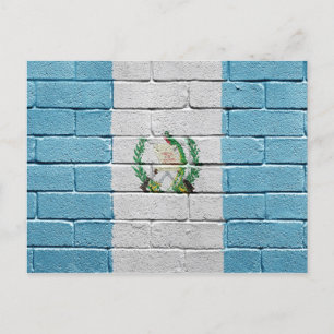 Vlag van Guatemala Briefkaart