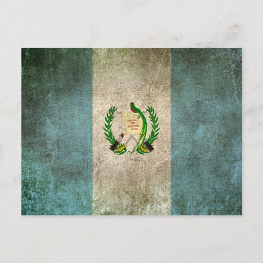  vlag van Guatemala Briefkaart (Voorkant)