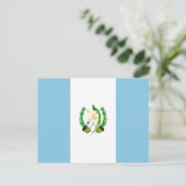 Vlag van Guatemala Briefkaart (Staand voorkant)