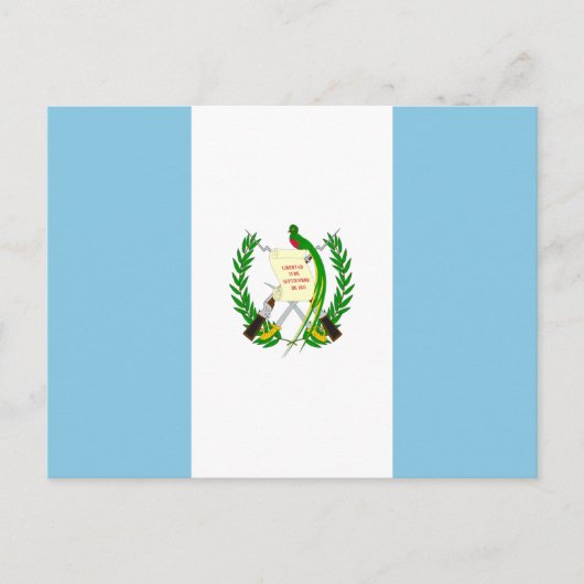 Vlag van Guatemala Briefkaart (Voorkant)