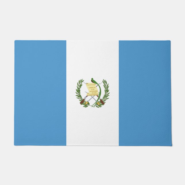 Vlag van Guatemala Deurmat (Voorkant)