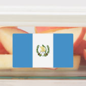Vlag van Guatemala Labels (Aangebracht)