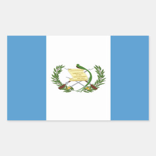 Vlag van Guatemala - Midden-Amerika Rechthoekige Sticker