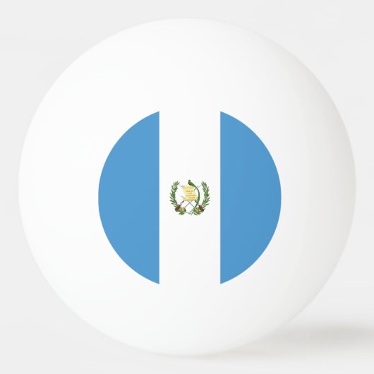 Vlag van Guatemala Pingpongballen (Voorkant)