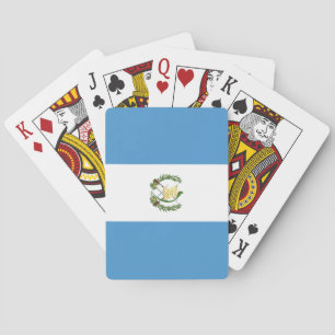 Vlag van Guatemala Pokerkaarten