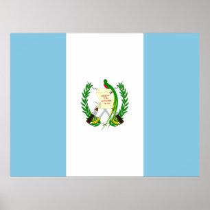 Vlag van Guatemala Poster