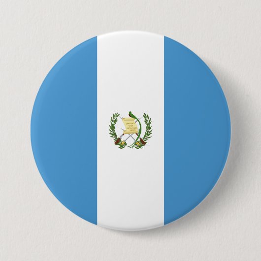 Vlag van Guatemala Ronde Button 7,6 Cm (Voorkant)