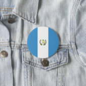 Vlag van Guatemala Ronde Button 7,6 Cm (In situ)