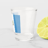 Vlag van Guatemala Shot Glas (Rechts)