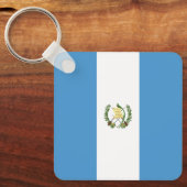 Vlag van Guatemala Sleutelhanger (Voorkant)