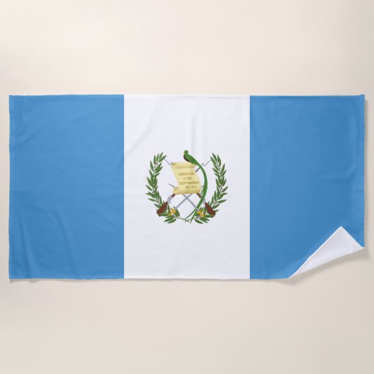 Vlag van Guatemala Strandlaken (Voorkant)